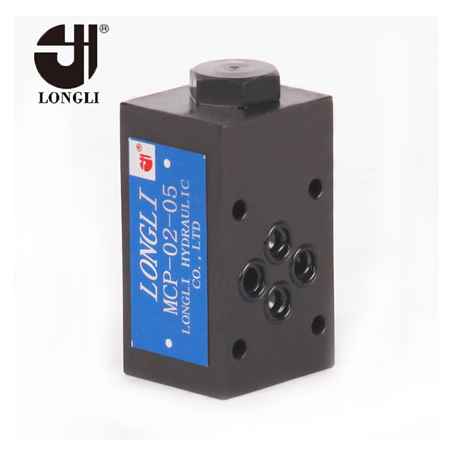 MCP 02 Yuken type hydraulic one way check flow control valve - Buy flow ...